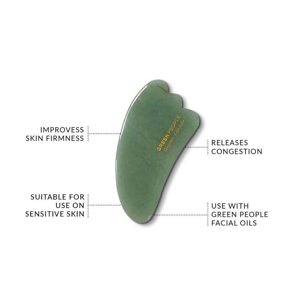 Jade Gua Sha Stone — Facial Massage Tool